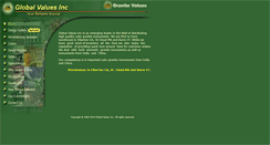 Desktop Screenshot of globalvalues.net